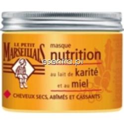 Le Petit Marseillais  Maska do włosów suchych - mleczko Karite i miód 