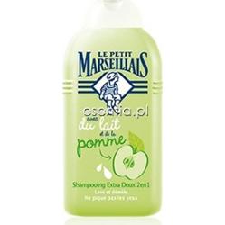 Le Petit Marseillais  Szampon dla dzieci łagodny 2w1 - mleko i jabłko 