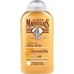 Le Petit Marseillais  Szampon do włosów jasnych - rumianek i olej z kiełków pszenicy 