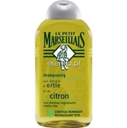 Le Petit Marseillais  Szampon do włosów normalnych szybko przetłuszczających się - cytryna i pokrzywa 