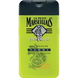 Le Petit Marseillais  Żel pod prysznic dla mężczyzn do ciała i włosów - mięta i cytrusy 