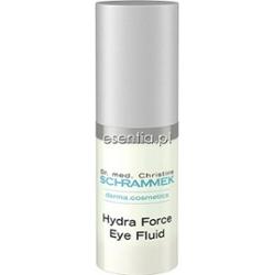 Dr. med. Christine Schrammek  Hydra Force Eye Fluid - Fluid nawilżający pod oczy 10 ml