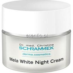 Dr. med. Christine Schrammek  Mela White Night Cream - Krem na noc na przebarwienia 50 ml