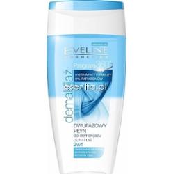 Eveline  Program 360 stopni Dwufazowy płyn do demakijażu oczu i ust 2w1 150 ml
