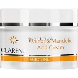 Clarena Acid Line Retinol & Mandelic Acid Cream - Krem przeciwzmarszczkowy z kwasem migdałowym i retinolem 50 ml