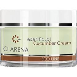 Clarena Eco Line Cucumber Cream - Krem oczyszczający z ogórkiem 50 ml