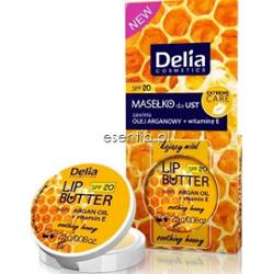 Delia  Masełko do ust Lip Butter kojący miód SPF20 2,5g