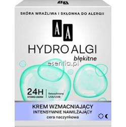 AA Cosmetics  Hydro Algi błękitne Krem wzmacniający intensywnie nawilżający - cera naczynkowa 50 ml