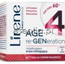 Lirene  Age Regeneration Rozjaśniający krem liftingujący na dzień 60+ 50 ml