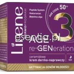 Lirene  Age Regeneration Ceramidowy krem dermo-naprawczy na noc 50+ 50 ml