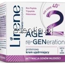 Lirene  Age Regeneration Proteinowy krem ujędrniający na dzień 40+ 50 ml