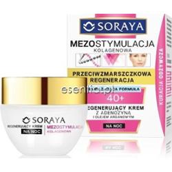 Soraya  Mezostymulacja kolagenowa Regenerujący krem na noc 40+ 50 ml