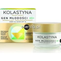 Kolastyna  Gen Młodości 45+ remodelująco - przeciwzmarszczkowy krem na dzień SPF15 50 ml