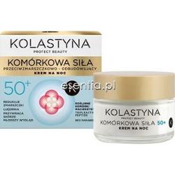 Kolastyna  Komórkowa Siła 50+ Przeciwzmarszczkowo-odbudowujący krem na noc 50 ml