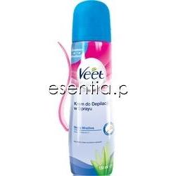 Veet  Krem do depilacji w sprayu do skóry wrażliwej 150 ml