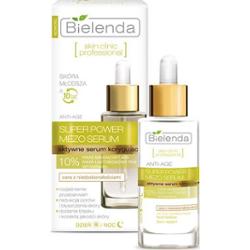 Bielenda Skin Clinic Professional Super Power Mezo Aktywne serum rozjaśniające anti-age dzień/ noc 
