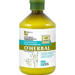 O'Herbal  Odżywka do włosów suchych i zniszczonych z ekstraktem z lnu 500 ml