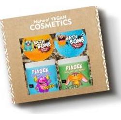 Zestaw naturalnych kosmetyków do kąpieli dla dzieci GLUTEK I BANDA LaQ