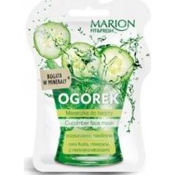MARION FIT & FRESH Oczyszczająco nawilżająca maseczka do twarzy OGÓREK 7.5 ml