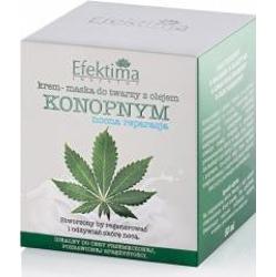 Efektima krem do twarzy z olejem konopnym nocna reperacja 50 ml