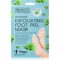 Złuszczająca maska do stóp Peppermint BEAUTY FORMULAS