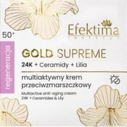 Multiaktywny krem przciwzmarszczkowy GOLD SUPREME 50+ Efektima