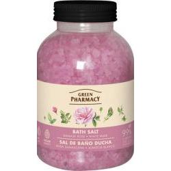 Green Pharmacy Damask Rose & White Musk Bath Salt relaksująca sól do kąpieli 1000 g