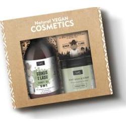 LaQ - Dzikus z Lasu - Zestaw prezentowy dla mężczyzn - Żel pod prysznic 8w1 500 ml + Peeling do ciała 220 g + Mydło 85 g