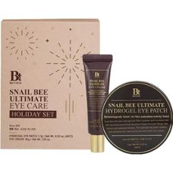 BENTON ZESTAW Krem pod oczy 30g  + płatki pod oczy 60szt Snail Bee Ultimate Eye Care Holiday Set