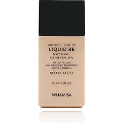WHAMISA Krem BB Organic Flowers Liquid BB Natural Expression SPF 50+ PA++++ 26 Tan Beige 30ml