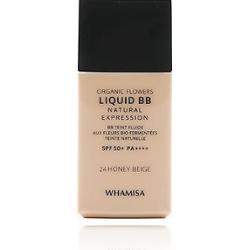 WHAMISA Krem BB Organic Flowers Liquid BB Natural Expression SPF 50+ PA++++ 24 Honey Beige 30ml