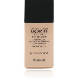 WHAMISA Krem BB Organic Flowers Liquid BB Natural Expression SPF 50+ PA++++ 23 Natural Beige 30ml