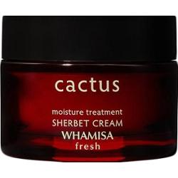 WHAMISA Lekki krem nawilżający do twarzy Cactus Moisture Treatment Sherbet Cream 45g