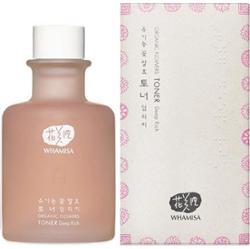 WHAMISA Toner nawilżający Organic Flowers Toner Deep Rich 200ml