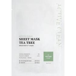 VILLAGE 11 Maseczka w płacie na niedoskonałości Active Clean Sheet Mask Tea Tree 23g