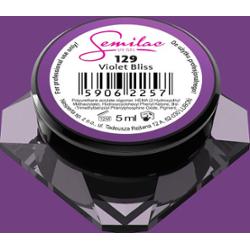 129 Kolorowy lakier żelowy Semilac Violet Bliss 5ml