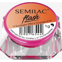674 Pyłek Semilac Flash Sunlight Effect Orange