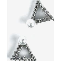 785 Ozdoba do manicure Semilac srebrny trójkąt, 2 sztuki