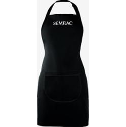 Fartuszek czarny z białym logo Semilac