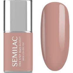 S210 Semilac Lakier hybrydowy One Step 3in1 Glossy French Beige 7 ml