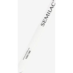 Drewniany pilnik do paznokci biały 100/180 Semilac Quality