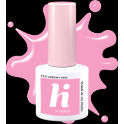 #221 hi hybrid lakier hybrydowy Creamy Pink 5ml