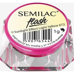 672 Pyłek Semilac Flash Sunlight Effect Light Yellow