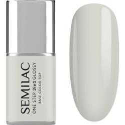 S110 Semilac Lakier hybrydowy One Step 3in1 Glossy The White 7 ml