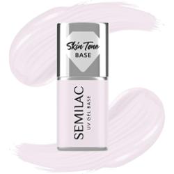 Semilac Baza do lakierów hybrydowych Skin Tone Cover Base Milky Pink 7ml