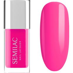 119 Semilac Lakier Klasyczny Nail Lacquer Neon Pink 9 ml