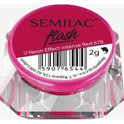 678 Pyłek Semilac Flash Neon Effect Intense Red