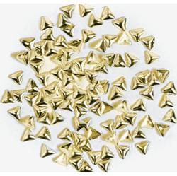 774 Ozdoba do manicure Semilac złoty trójkąt, 100 sztuk