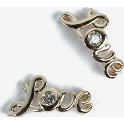 792 Ozdoba do manicure Semilac złote love, 2 sztuki