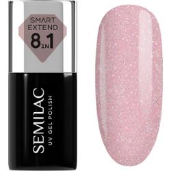 805 Semilac Smart Extend Glitter Dirty Nude Rose 7 ml